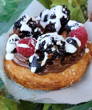 halloween monster funnel donuts